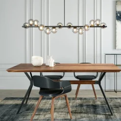 KARE24.se Pendel Scala Klot - Taklampa Svart/Glas 150 cm - KARE Design Online