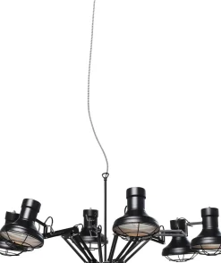KARE24.se Pendel Spider Multi - Taklampa Svart, 6 Skärmar - KARE Design Best