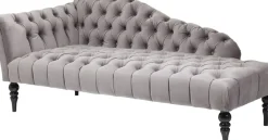 KARE24.se Schäslong Desire - Grå Sammet - KARE Design New