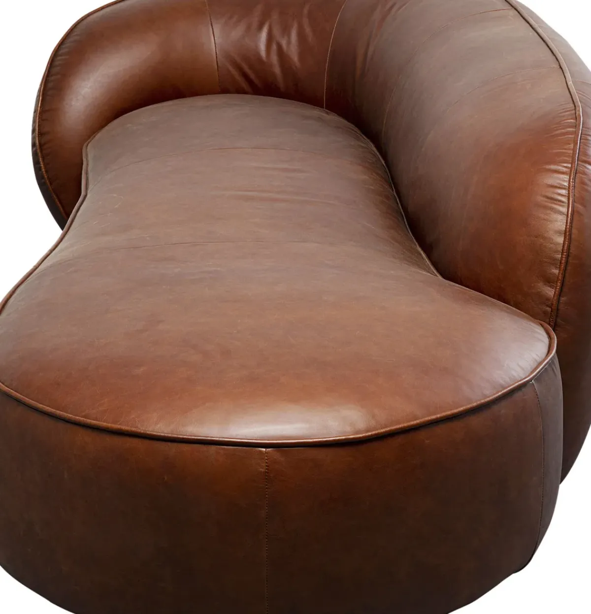 KARE24.se Schäslong Wonder Brunt Läder, 252cm - KARE Design Best