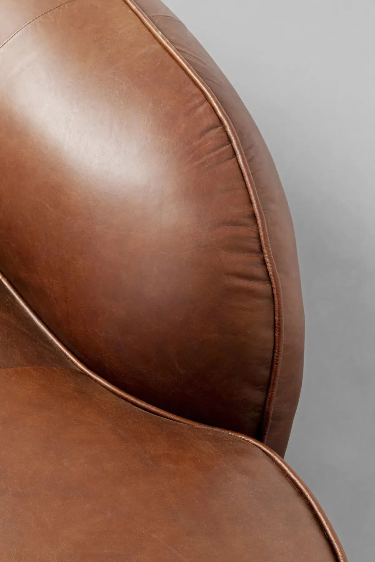 KARE24.se Schäslong Wonder Brunt Läder, 252cm - KARE Design Best