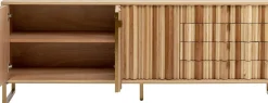KARE24.se Sideboard Concertina - Natur, 186x74cm - KARE Design Hot