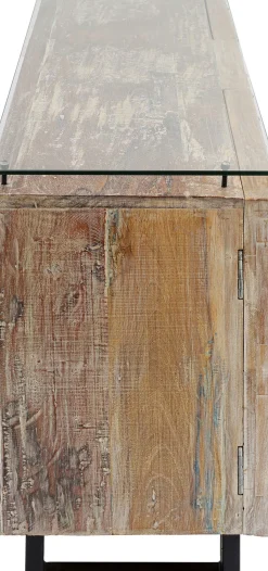 KARE24.se Sideboard Kalif - Trä Antik Patina 2 Dörrar/2 Lådor, 70x160cm - KARE Design Clearance