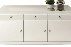 KARE24.se Sideboard Luxury - Champagnefärgat Spegelglas 3 Dörrar/3 Lådor, 77x140,5cm - KARE Design New