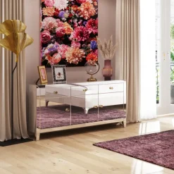 KARE24.se Sideboard Luxury - Spegelglas 3 Dörrar/3 Lådor, 77x140,5cm - KARE Design