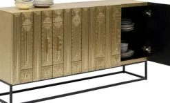 KARE24.se Sideboard Marrakesh Guld - 4 Dörrar, 160x80cm - KARE Design Sale