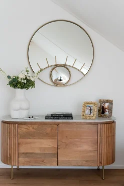 KARE24.se Sideboard - Skänk Grace - Trä/Marmor/Guld - KARE Design