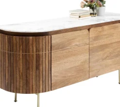 KARE24.se Sideboard - Skänk Grace - Trä/Marmor/Guld - KARE Design