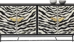KARE24.se Sideboard Zebra - 4 Dörrar, 160x80cm - KARE Design Outlet