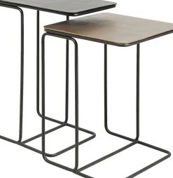 KARE24.se Sidobord Diego - Svart/Brons, 2-set - KARE Design Clearance