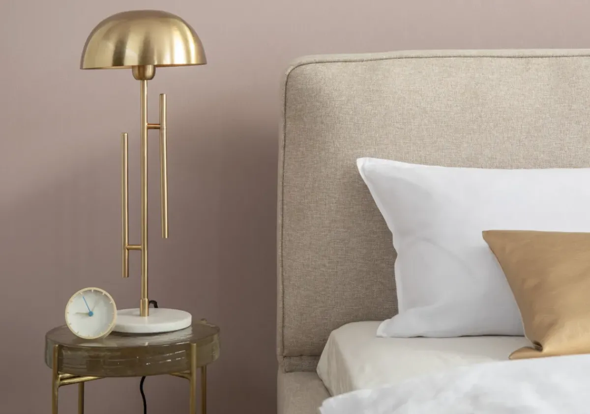 KARE24.se Sidobord Ice Dubbel - Glas/Guld Ø30 - KARE Design Online