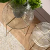 KARE24.se Sidobord Ice - Glas/Guld, Ø40 - KARE Design Online