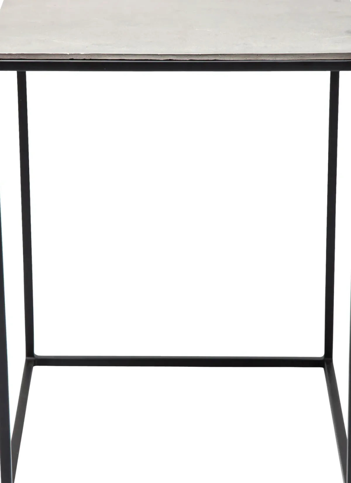 KARE24.se Sidobord Loft Square Vintage - Set med 3 bord i Svart/Rustik Metall - KARE Design