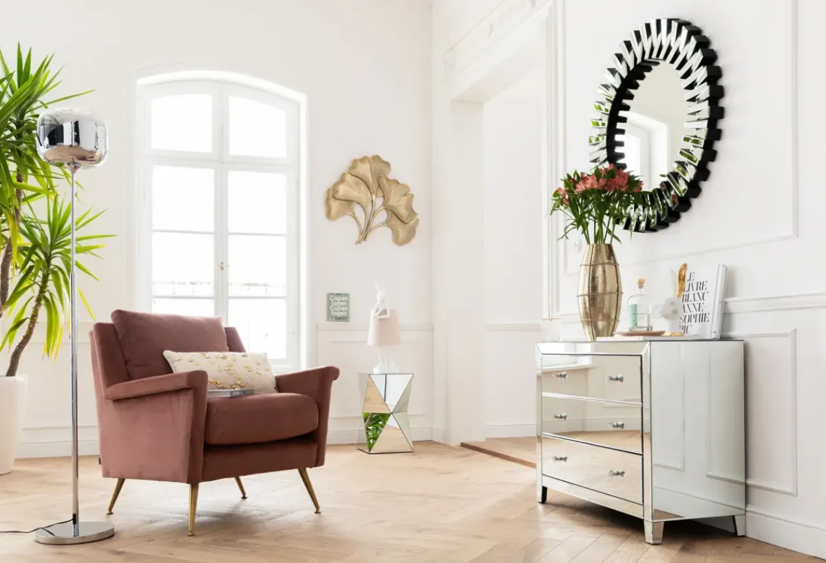 KARE24.se Sidobord Luxury Triangle - Spegelglas - KARE Design New