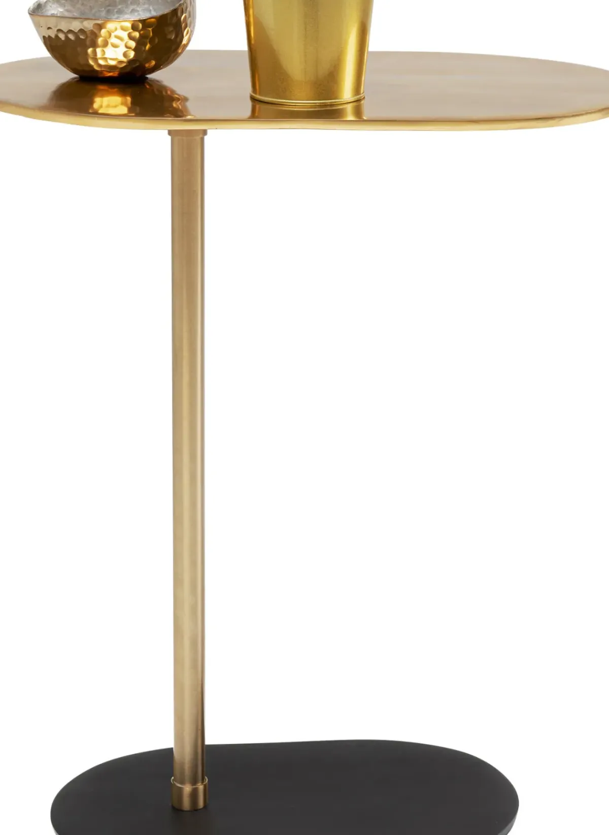KARE24.se Sidobord Slide - Mässing/Svart, 50x30cm - KARE Design Discount