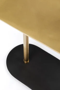 KARE24.se Sidobord Slide - Mässing/Svart, 50x30cm - KARE Design Discount