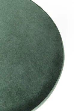 KARE24.se Sittpuff Cherry - Grön Sammet/Mässing, Ø35cm - KARE Design New
