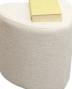 KARE24.se Sittpuff Lovely - Cream, 36x34cm - KARE Design Outlet
