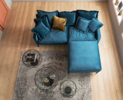 KARE24.se Sittpuff Lullaby Blågrön - KARE Design Discount