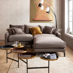 KARE24.se Sittpuff Lullaby Taupe - KARE Design Discount