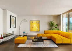 KARE24.se Sittpuff - Modul Belami - Amber sammet - KARE Design New