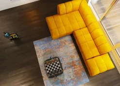 KARE24.se Sittpuff - Modul Belami - Amber sammet - KARE Design New