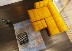 KARE24.se Sittpuff - Modul Belami - Amber sammet - KARE Design New