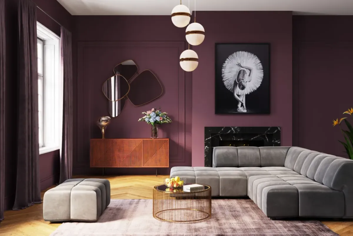 KARE24.se Sittpuff - Modul Belami - Grå sammet - KARE Design