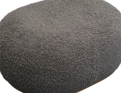 KARE24.se Sittpuff Pebble - Boucle, Grå, 81cm - KARE Design Clearance