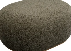 KARE24.se Sittpuff Pebble - Boucle, Oliv, 81cm - KARE Design Online