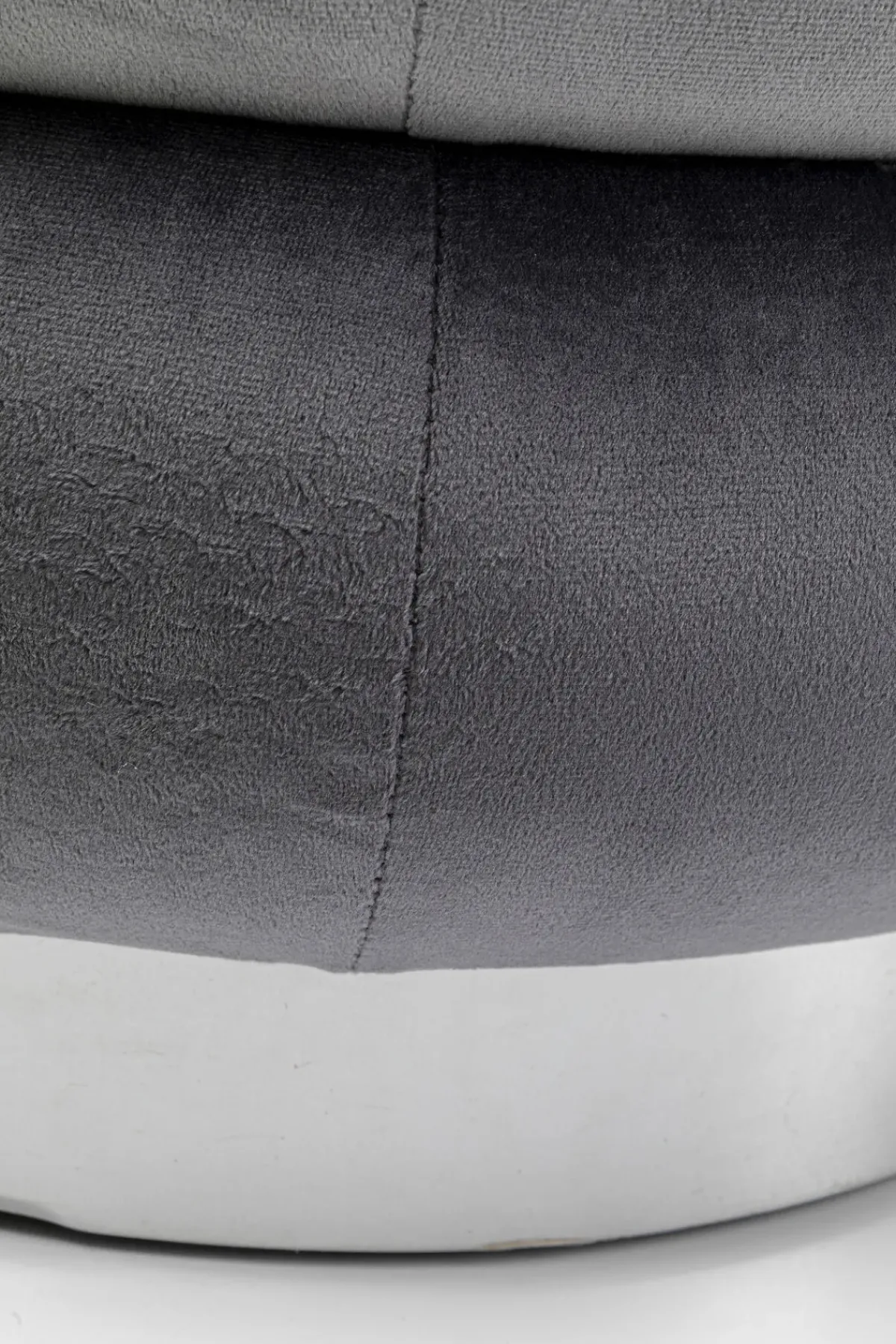 KARE24.se Sittpuff Sandwich - Sammet Grå - KARE Design Discount