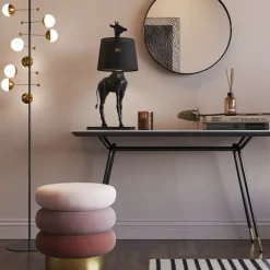 KARE24.se Sittpuff Sandwich - Sammet Puderrosa - KARE Design Hot