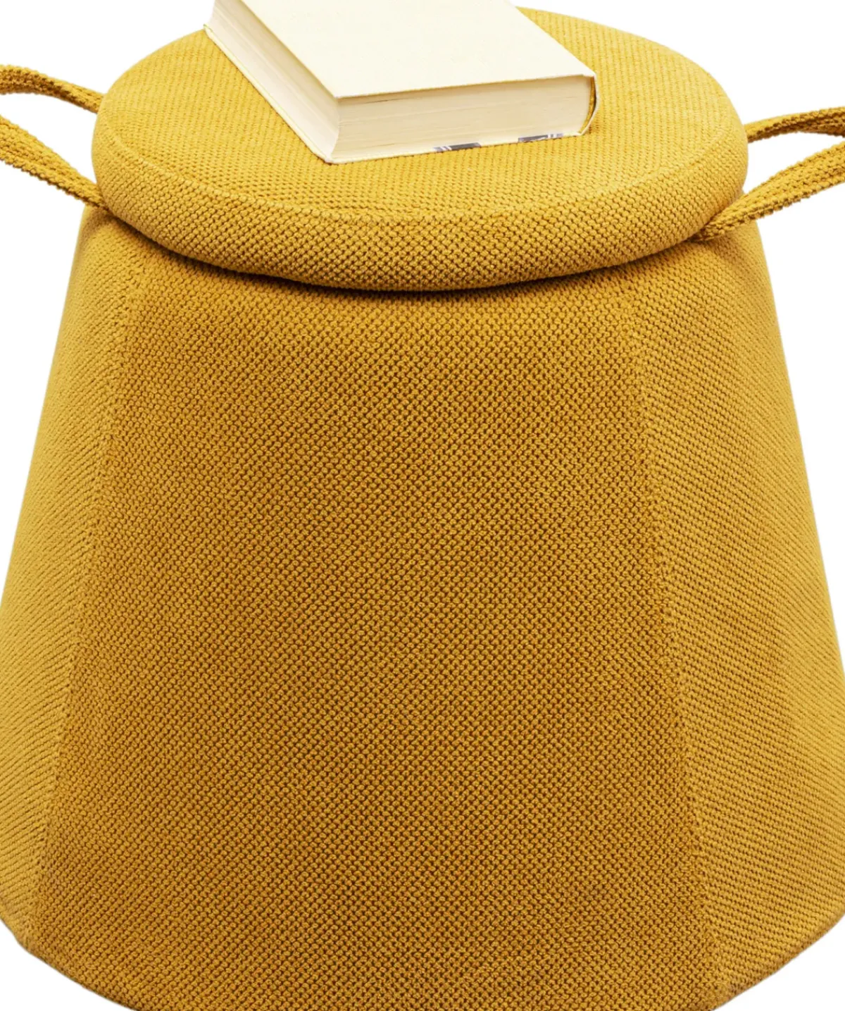 KARE24.se Sittpuff Thimble - Gul Ø51cm - KARE Design New