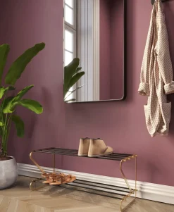 KARE24.se Skohylla Walk - Skoställ i Mässing/Svart, 2 Hyllor - KARE Design Sale