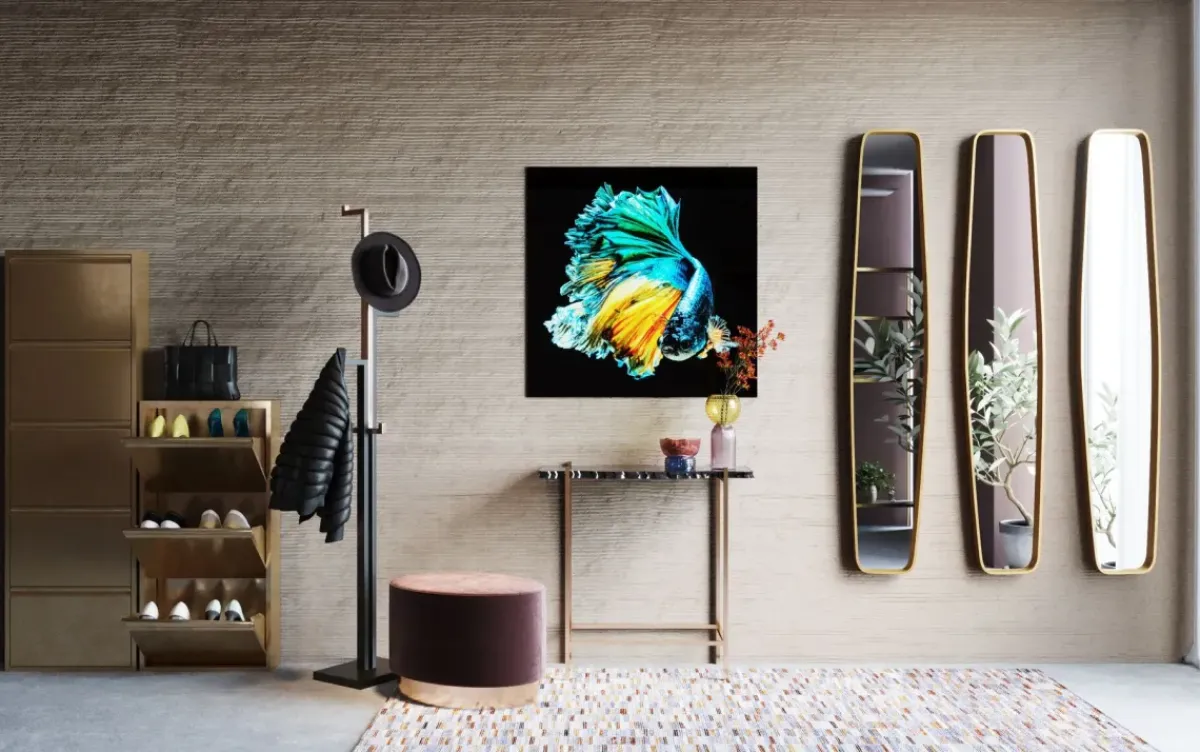 KARE24.se Skoskåp Caruso - Brons, 170x50cm - 5 Lådor - KARE Design Online