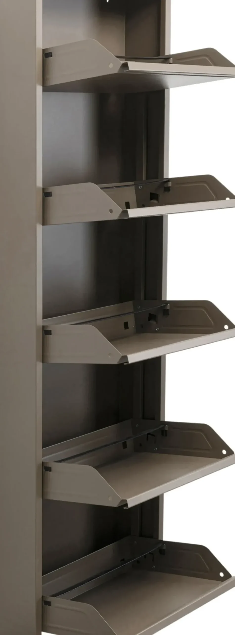 KARE24.se Skoskåp Caruso - Taupe, 170x50cm - 5 Lådor - KARE Design Best