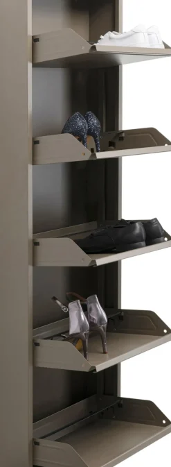 KARE24.se Skoskåp Caruso - Taupe, 170x50cm - 5 Lådor - KARE Design Best