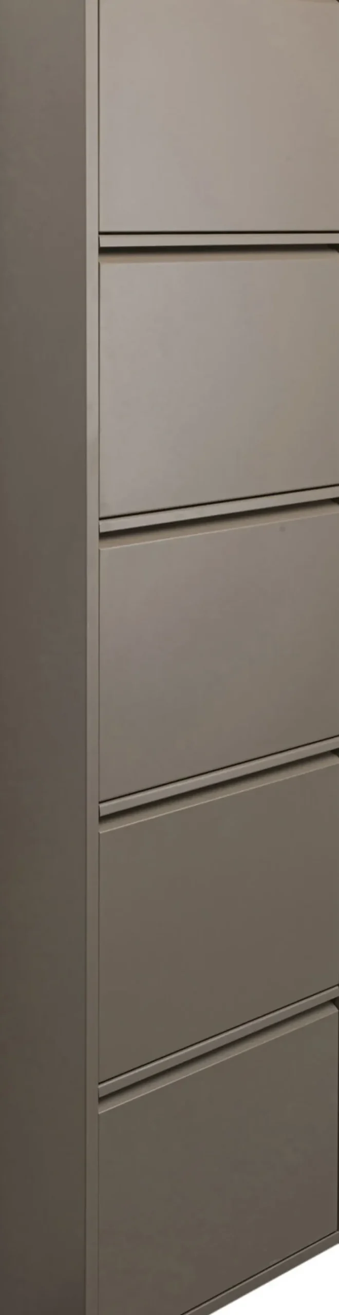 KARE24.se Skoskåp Caruso - Taupe, 170x50cm - 5 Lådor - KARE Design Best