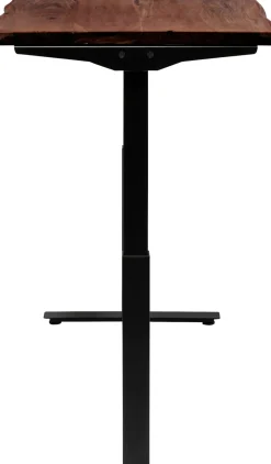 KARE24.se Skrivbord Harmony - Mörkt Trä/Svart - Höj/Sänkbart, 200cm - KARE Design Discount