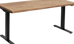 KARE24.se Skrivbord Harmony - Trä/Svart - Höj/Sänkbart, 160cm - KARE Design Discount