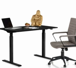 KARE24.se Skrivbord Smart - Svart/Svart Höj/Sänkbart, 120cm - KARE Design Sale