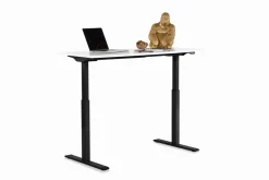 KARE24.se Skrivbord Smart - Vit/Svart Höj/Sänkbart, 120cm - KARE Design Online