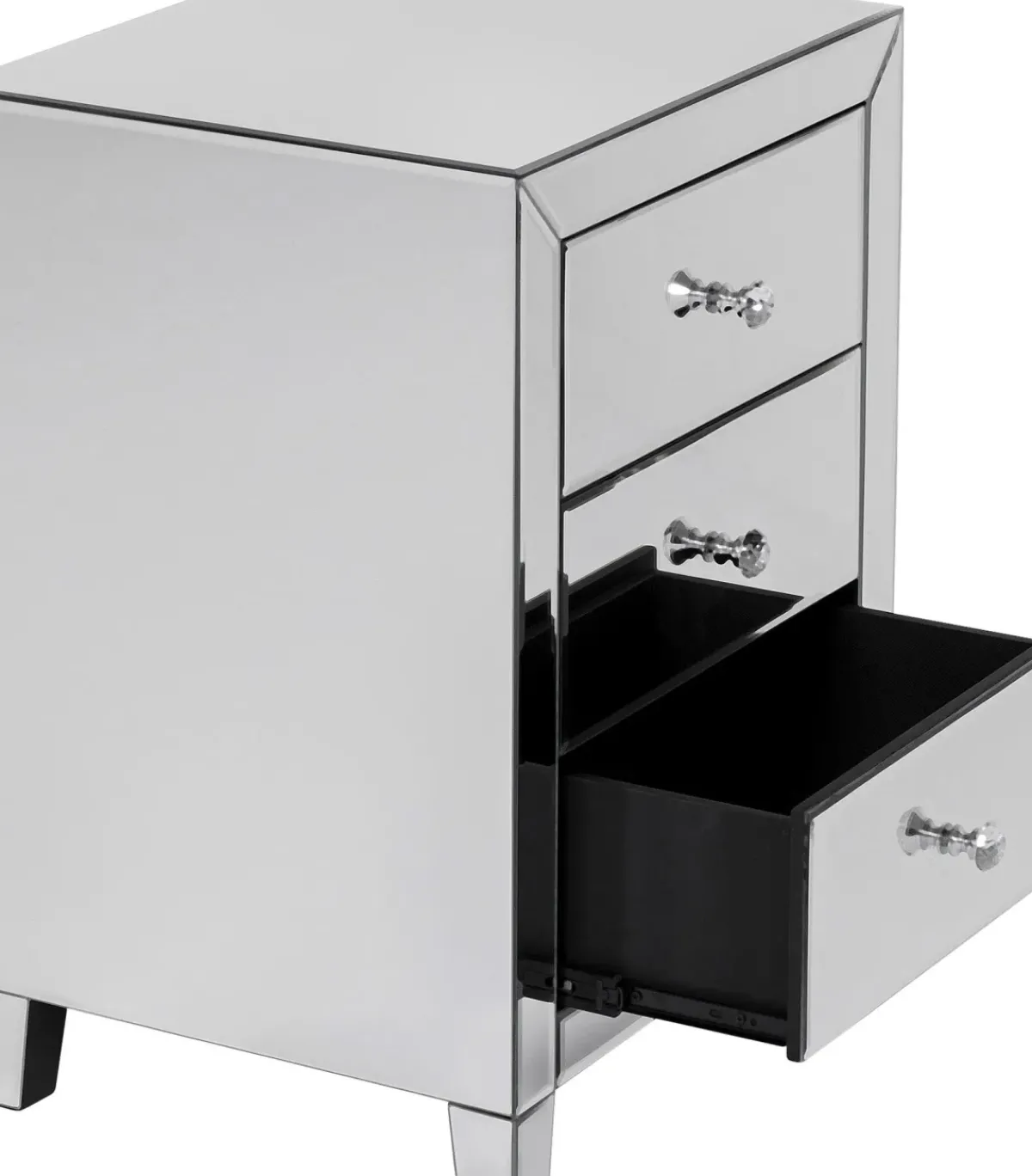 KARE24.se Sängbord Luxury - Spegelglas, 3 Lådor - KARE Design Discount