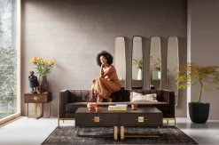 KARE24.se Sängbord Osaka med Låda - Mörkt Trä - KARE Design Best