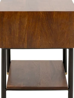 KARE24.se Sängbord Ravello med Låda - Massivt Trä - KARE Design Best