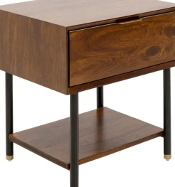 KARE24.se Sängbord Ravello med Låda - Massivt Trä - KARE Design Best