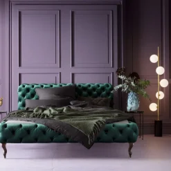 KARE24.se Säng Desire 180x200cm - Grön Sammet - KARE Design Clearance