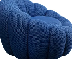 KARE24.se Snurrfåtölj Peppo Bloom - Blå - KARE Design New