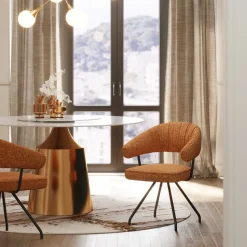 KARE24.se Snurrstol Arabella - Orange - KARE Design New