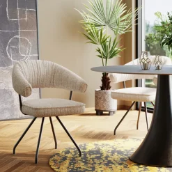 KARE24.se Snurrstol Arabella - Silvergrå - KARE Design Hot